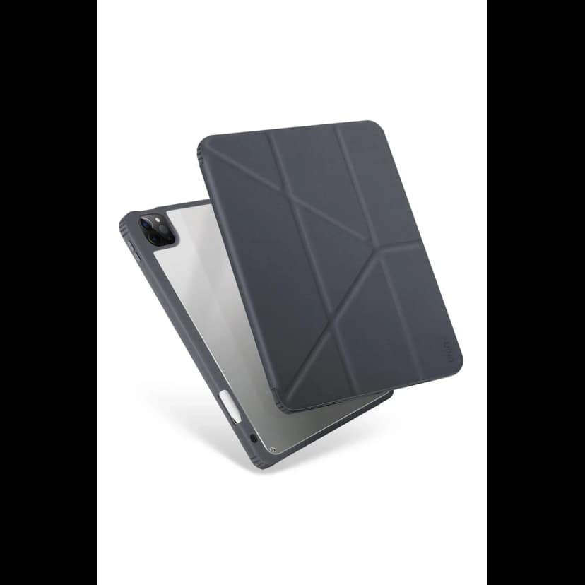 Uniq Apple iPad Pro 12.9 (2022) Moven Standlı Tablet Kapak - Gri