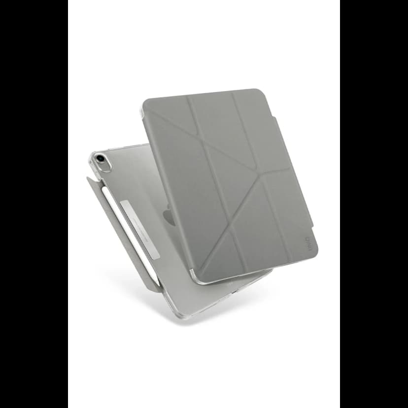 Uniq Apple iPad 2025 10.9 10.Nesil (A16) Camden Katlanabilir Tablet Kapak - Gri