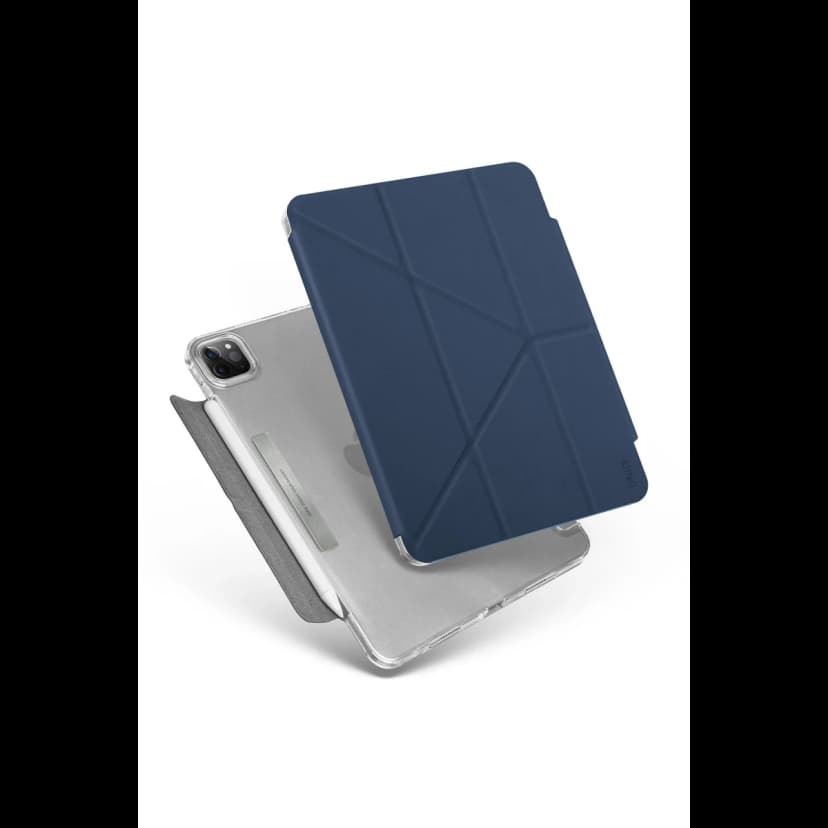 Uniq Apple iPad Pro 11 (2022) Camden Katlanabilir Tablet Kapak - Mavi