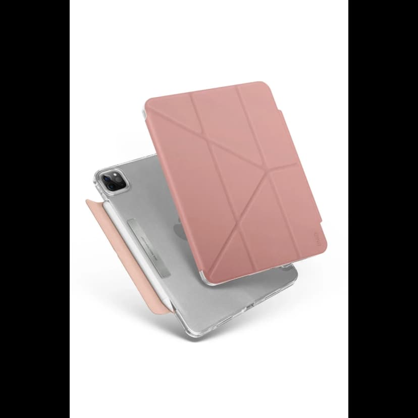Uniq Apple iPad Pro 11 (2022) Camden Katlanabilir Tablet Kapak - Pembe