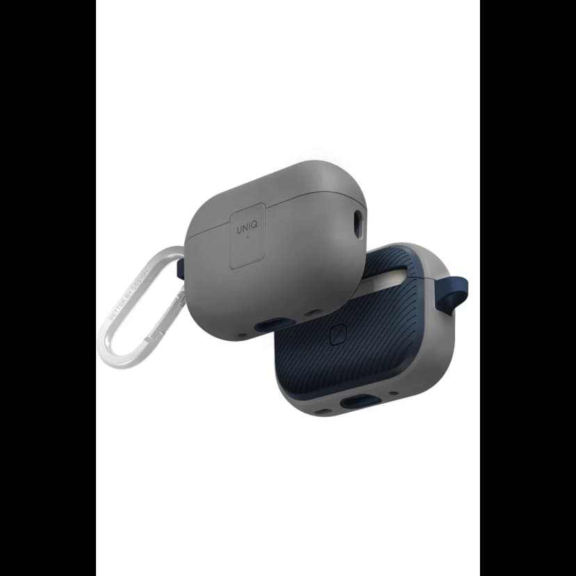 Uniq Apple Airpods Pro 2 (2.nesil) Clyde Kilitli Kılıf - Gri