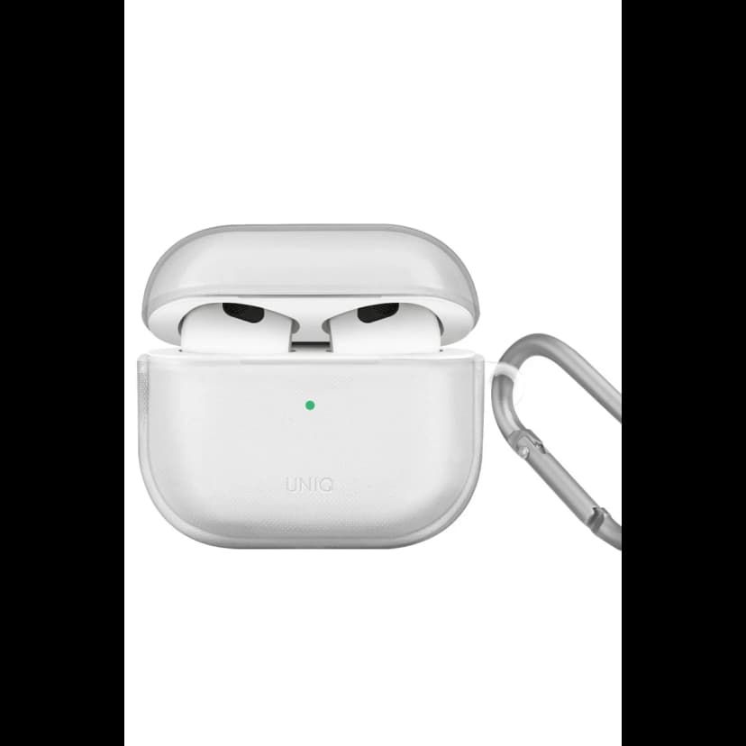 Uniq Apple Airpods 3 (3.nesil) Glase Silikon Kılıf - Şeffaf