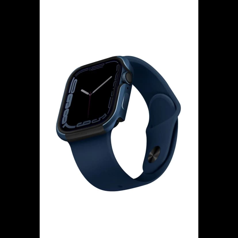Uniq Apple Watch 45mm Valencia Saat Kasa Koruyucu - Mavi