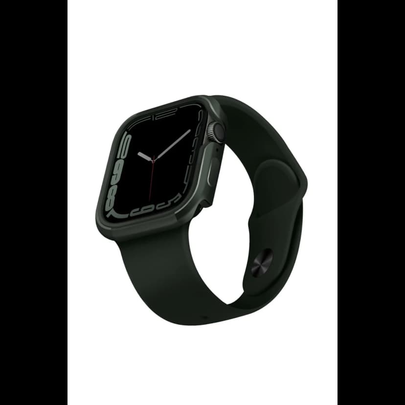 Uniq Apple Watch 45mm Valencia Saat Kasa Koruyucu - Koyu Yeşil