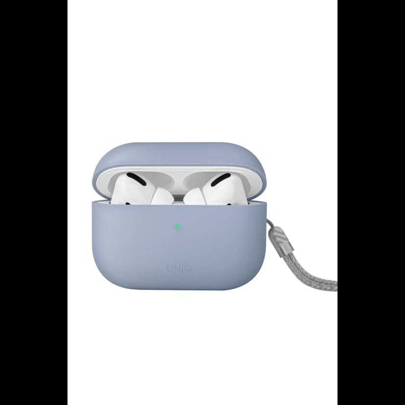 Uniq Apple Airpods Pro 2 (2.nesil) Lino Silikon Kılıf - Mavi