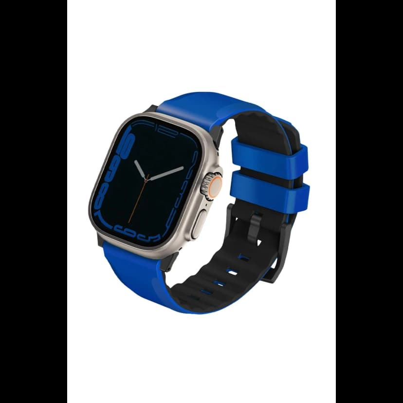 Uniq Apple Watch Ultra 49mm Linus Airosoft Silikon Kordon - Mavi