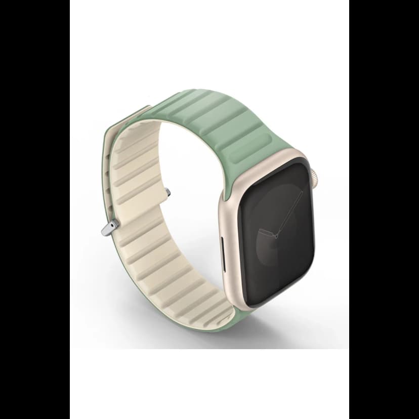 Uniq Apple Watch 41mm Revix Evo Reversible Manyetik Kordon - Yeşil-Bej