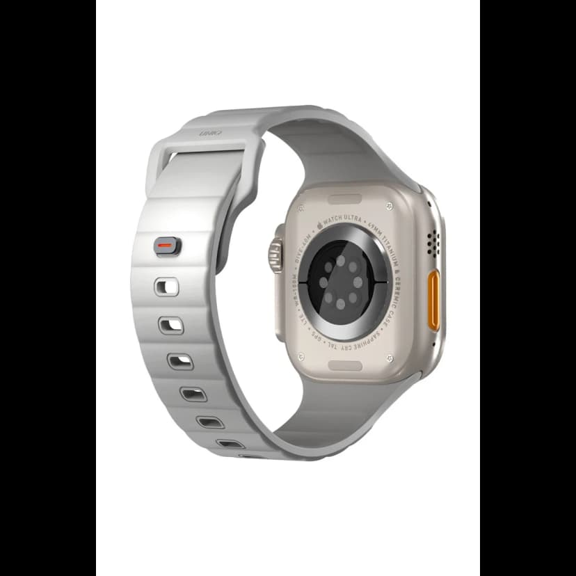 Uniq Apple Watch Ultra 49mm Stride FKM Silikon Kordon - Gri