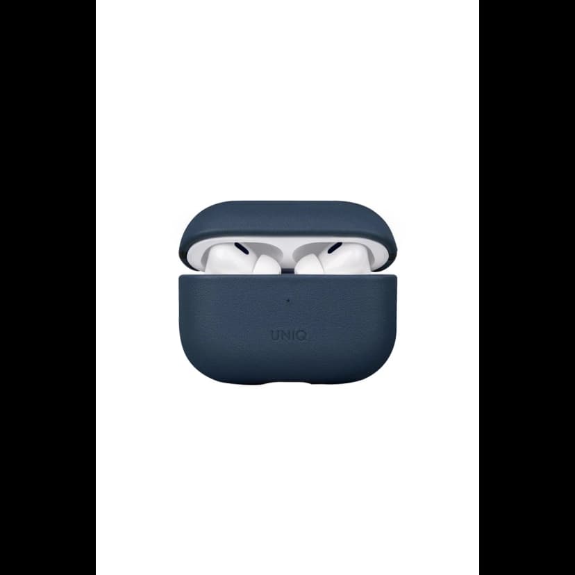 Uniq Apple Airpods Pro 2 (2.nesil) Terra Genuine Deri Kılıf - Lacivert