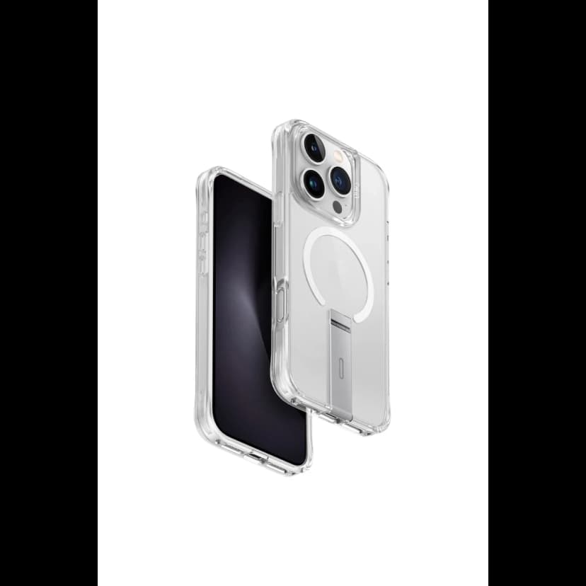 Uniq Apple iPhone 16 Pro Eleva Standlı Magsafe Kapak - Şeffaf