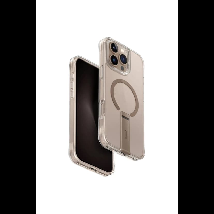 Uniq Apple iPhone 16 Pro Max Eleva Standlı Magsafe Kapak - Gold