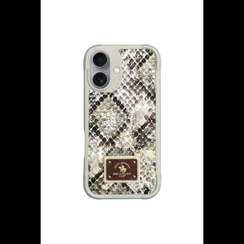 Santa Barbara Polo Racquet Club Apple iPhone 16 Sagar Magsafe Kapak - Bej