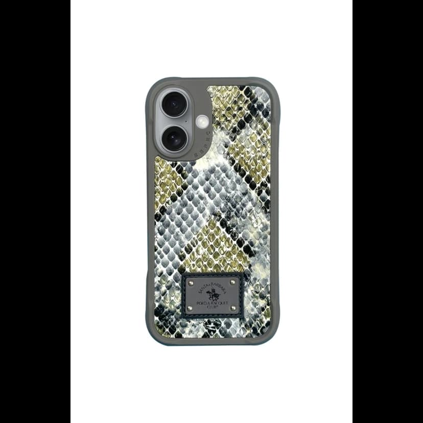 Santa Barbara Polo Racquet Club Apple iPhone 16 Sagar Magsafe Kapak - Titan Gri