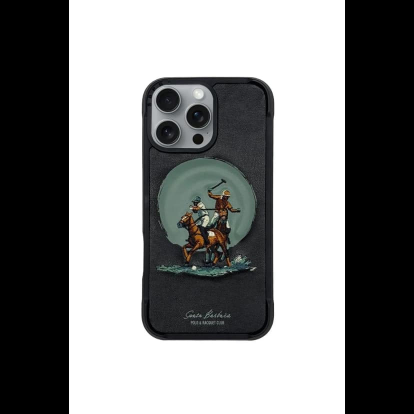 Santa Barbara Polo Racquet Club Apple iPhone 16 Pro Max Aubrey Magsafe Kapak - Siyah