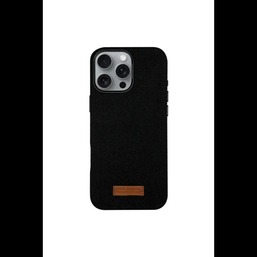 Santa Barbara Polo Racquet Club Apple iPhone 16 Pro Max Leonard Magsafe Kapak - Siyah