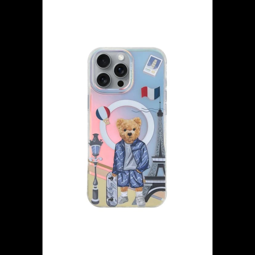 ZuckBear Apple iPhone 16 Pro Darnell Frosted Laser Magsafe Kapak - Paris