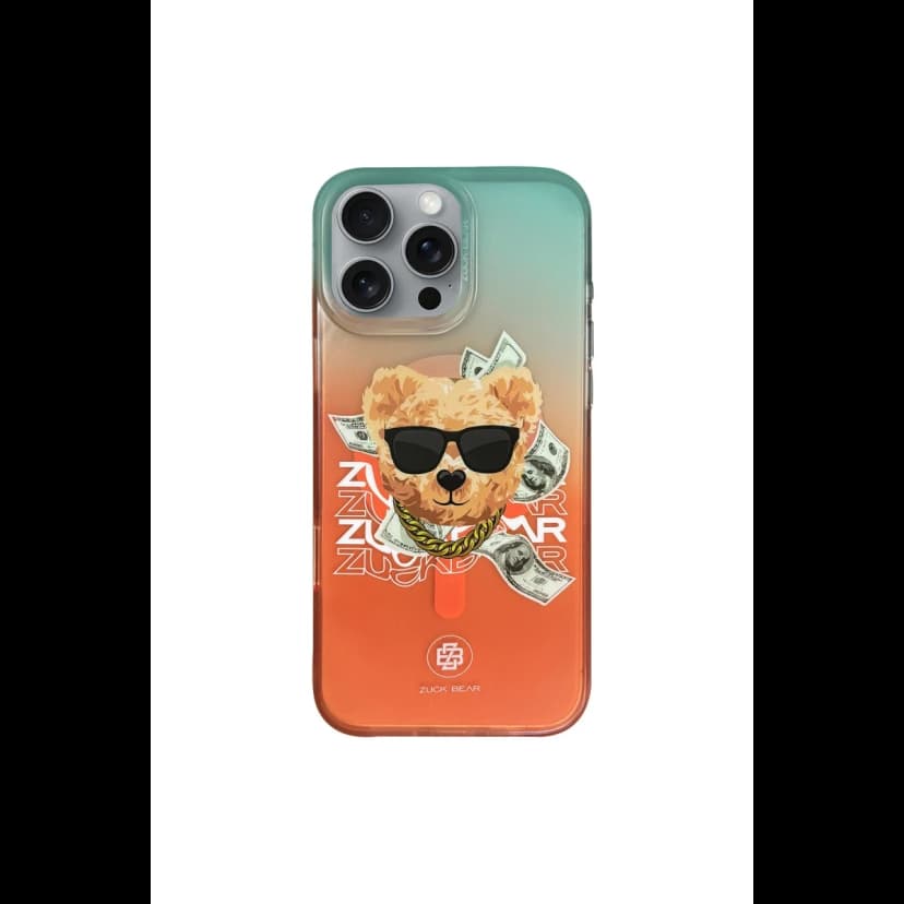 ZuckBear Apple iPhone 16 Pro Max Harold Magsafe Kapak - Turuncu