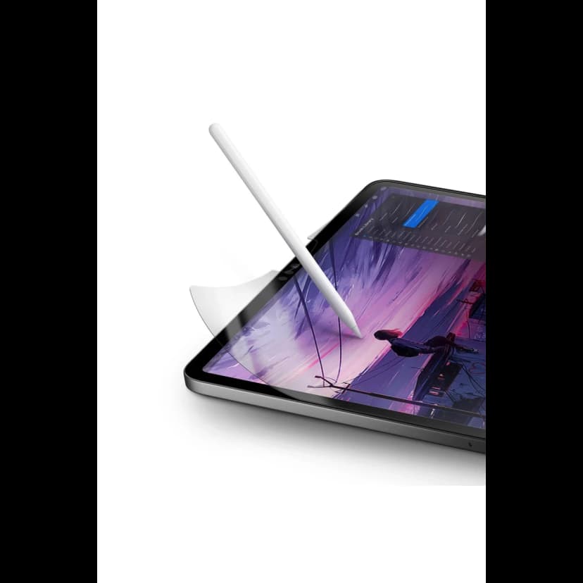 Uniq Apple iPad Air 13 (2024) Optix Paper Sketch Tablet Nano Koruyucu - Siyah