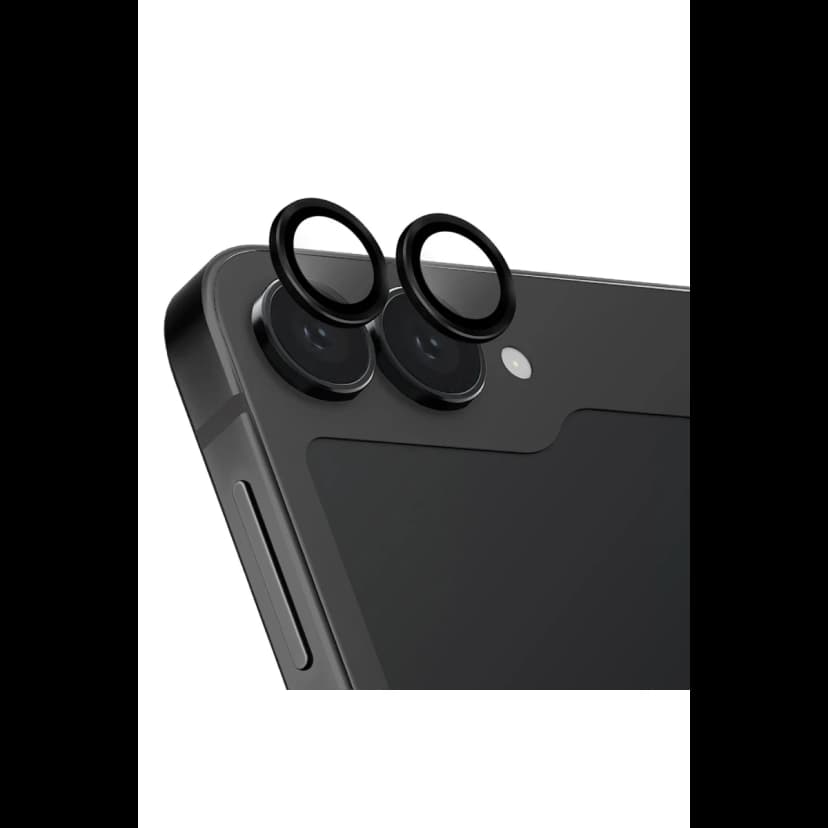 Uniq Samsung Galaxy Z Flip 6 Optix Alüminyum Kamera Lens Koruyucu - Siyah