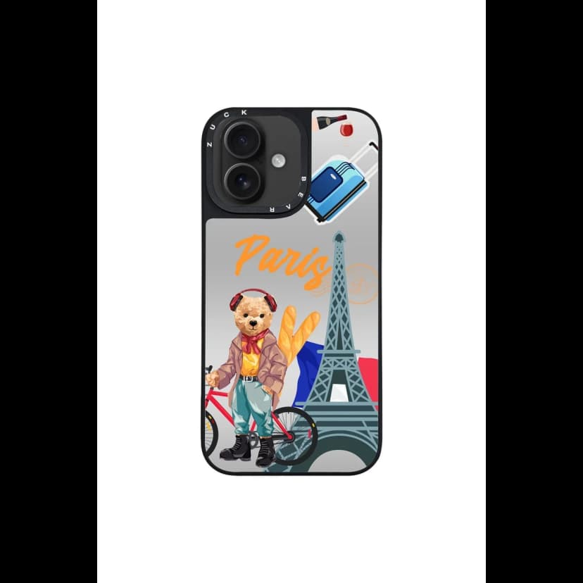 ZuckBear Apple iPhone 16 Benard Mirror Magsafe Kapak - Paris