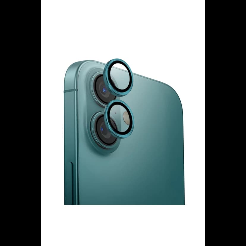 Uniq Apple iPhone 16 Optix Alüminyum Kamera Lens Koruyucu - Yeşil