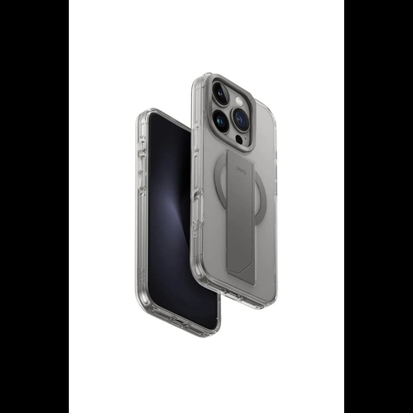 Uniq Apple iPhone 16 Pro Max Heldro Max Magsafe Standlı Kapak - Titan Gri