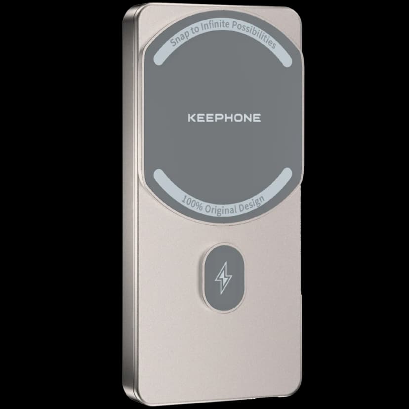 Keephone PB36 MagCube 5.000 mAh Type-C 20W PD Magsafe Destekli Powerbank - Titanyum