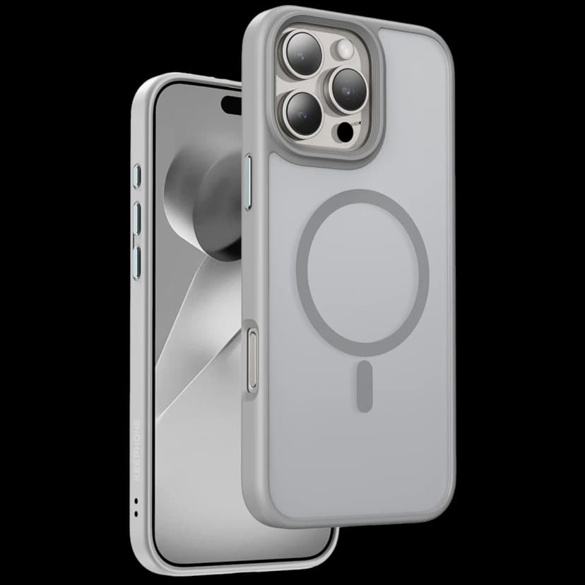 Keephone Apple iPhone 16 Pro Max Mago Pro Magsafe Kılıf - Natural Titanyum