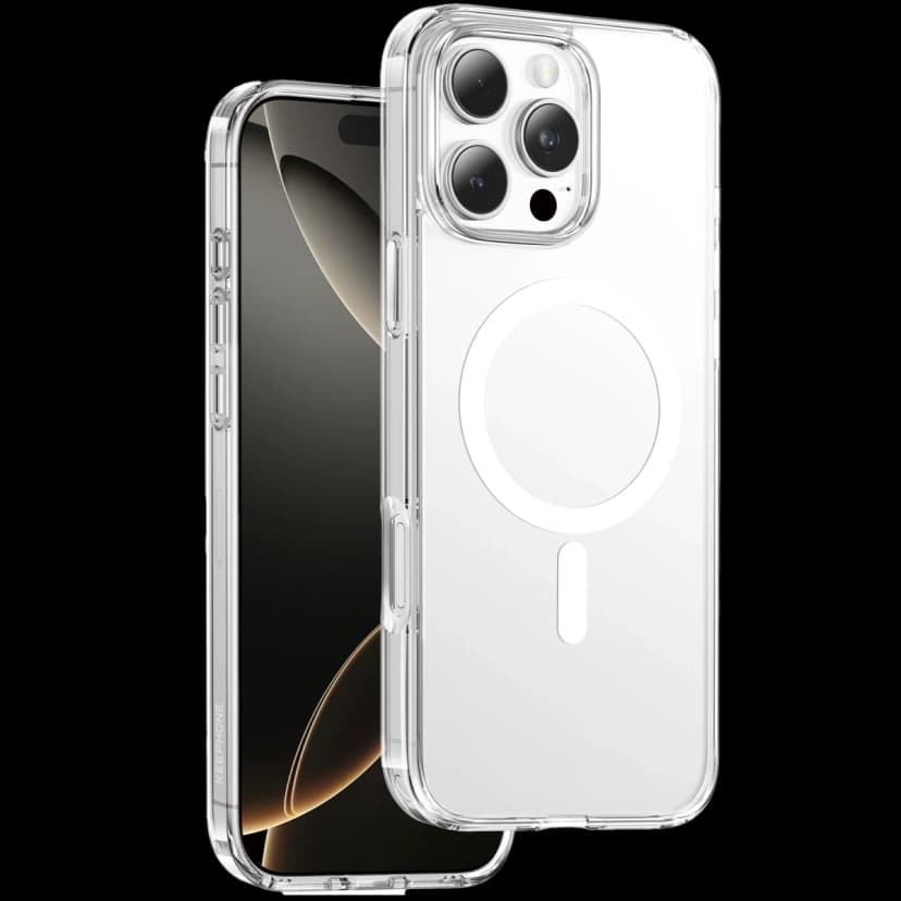 Keephone Apple iPhone 16 Pro Max Hybrid Pro Magsafe Kılıf - Şeffaf