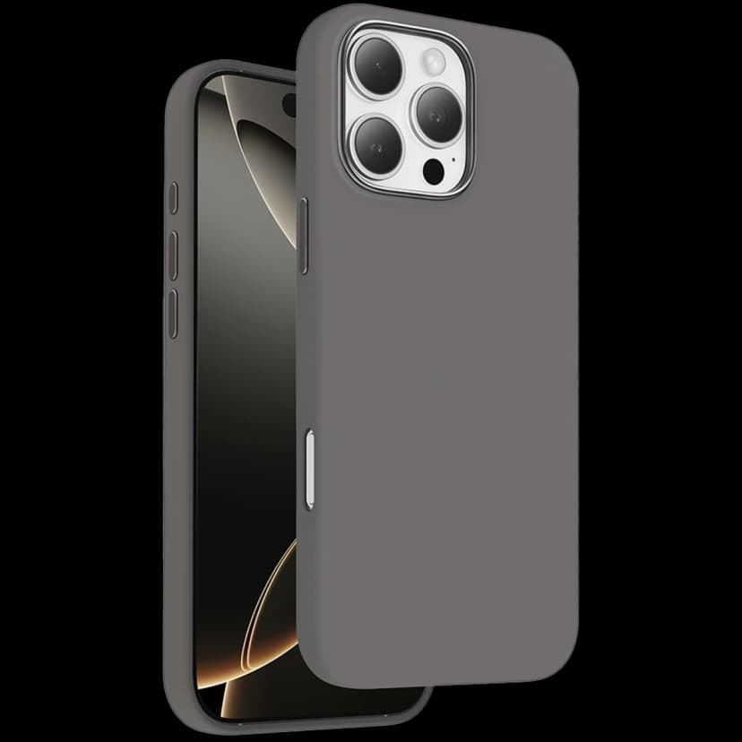 Keephone Apple iPhone 16 Pro Rosana Silikon Kılıf - Natural Titanyum