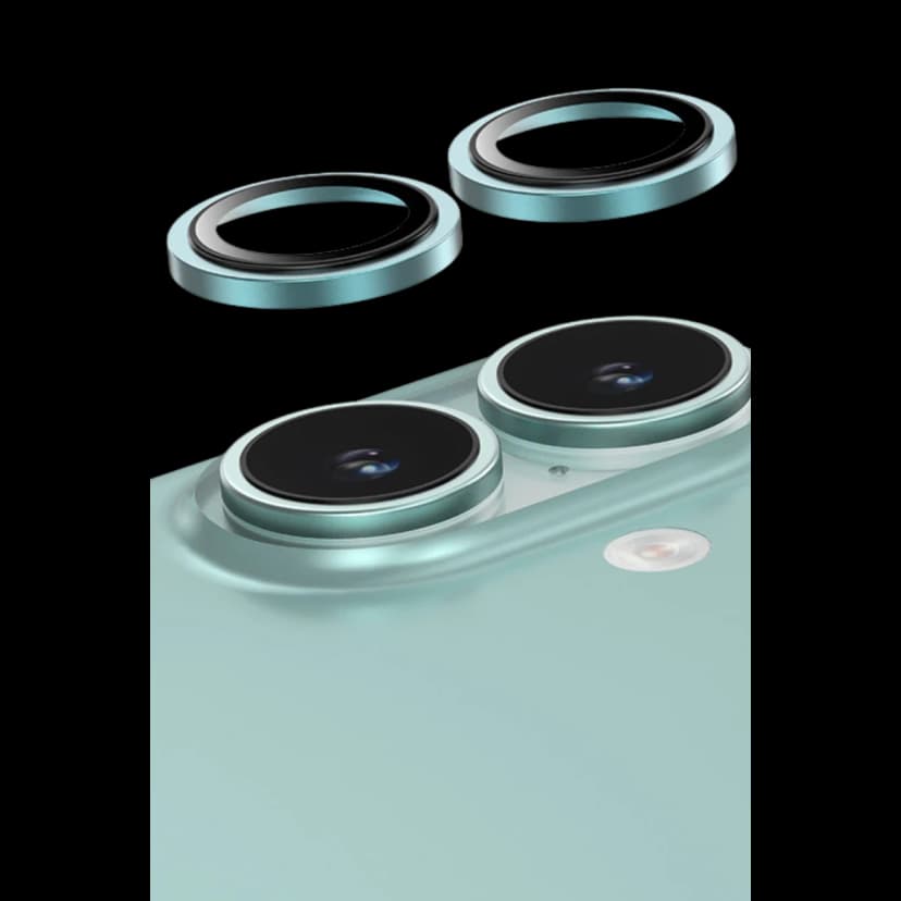 Keephone Apple iPhone 16 Capital Alüminyum AR Kamera Lens Koruyucu - Yeşil