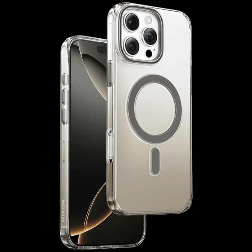 Keephone Apple iPhone 16 Pro Max Aurora Pro Magsafe Kılıf - Natural Titanyum