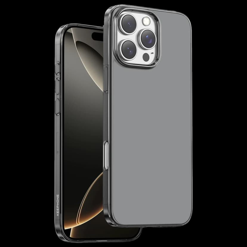 Keephone Apple iPhone 16 Pro Max X-Crystal Slim Kılıf - Siyah