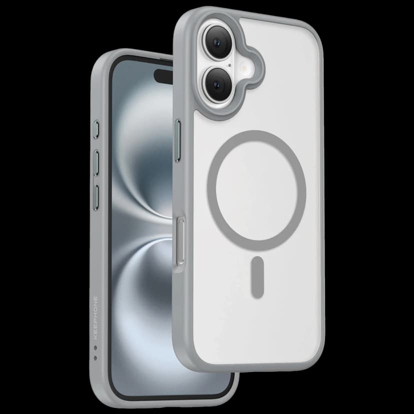 Keephone Apple iPhone 16 Mago Pro Magsafe Kılıf - Natural Titanyum