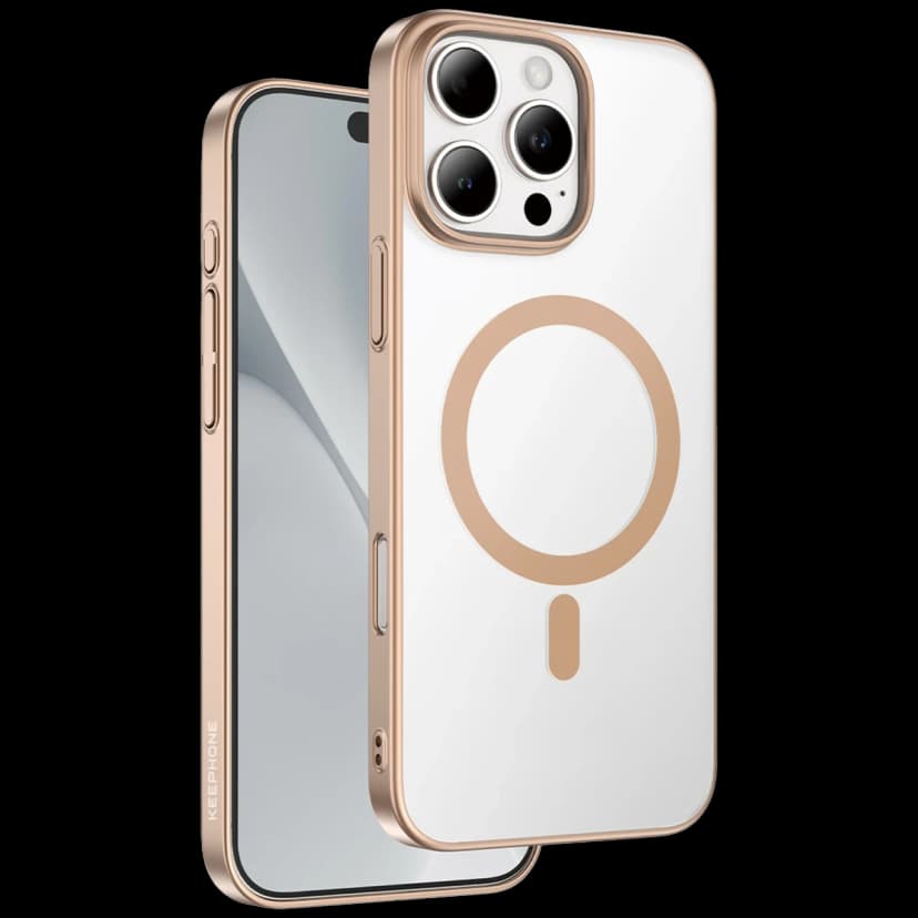Keephone Apple iPhone 16 Pro Max Skingrip Magsafe Kılıf - Çöl Titanyum
