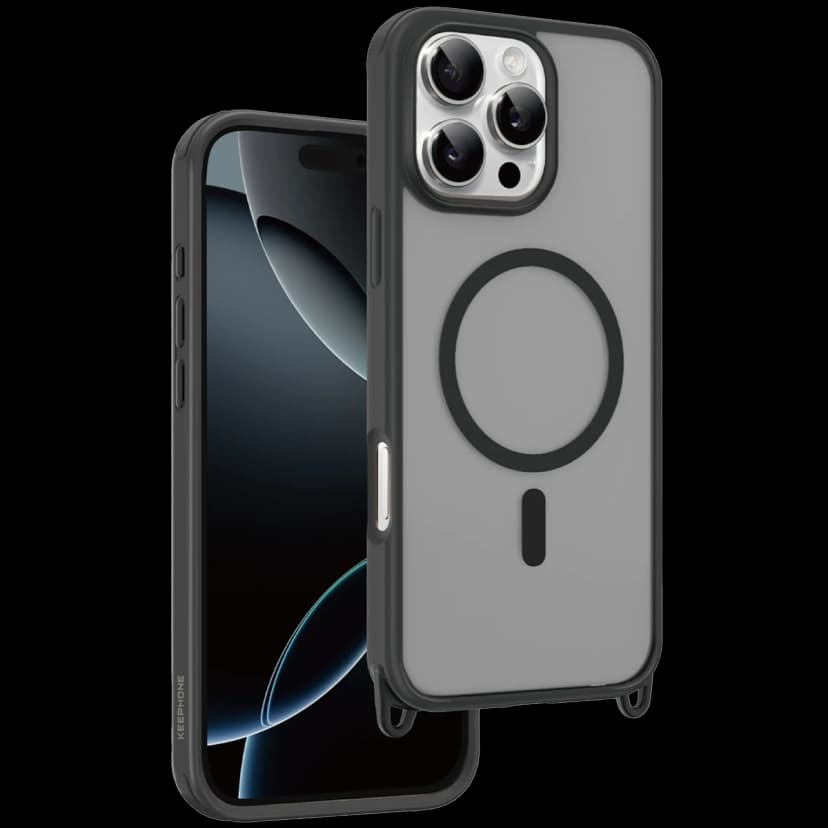 Keephone Apple iPhone 16 Pro MagArmor Magsafe Kılıf - Siyah