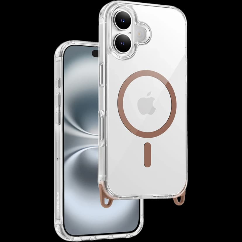 Keephone Apple iPhone 16 Plus MagRock Magsafe Kılıf - Çöl Titanyum