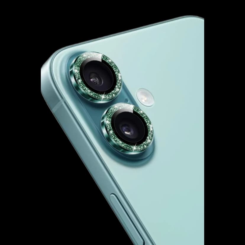Keephone Apple iPhone 16 Maria Simli Kamera Lens Koruyucu - Yeşil
