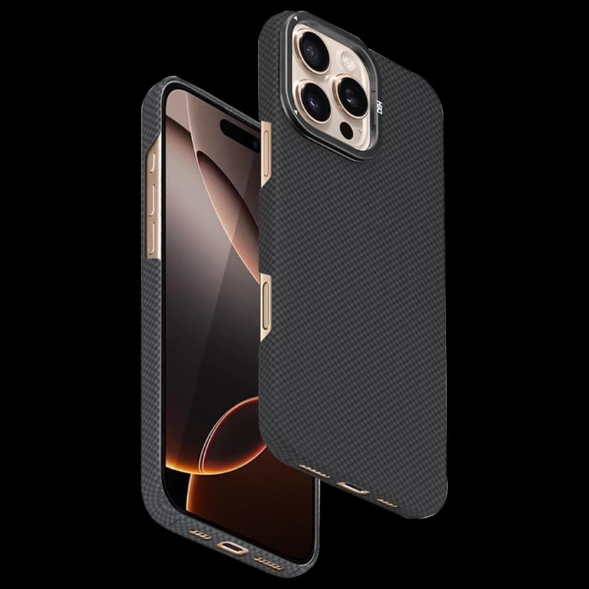 HDD Apple iPhone 16 Pro Max Blaze 1000D Kevlar Magsafe Kılıf - Siyah