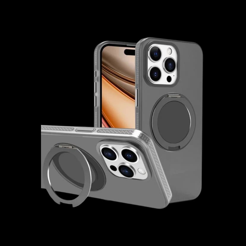 Yesido Apple iPhone 16 Pro Max PC17 Roza Magsafe Standlı Kapak - Siyah