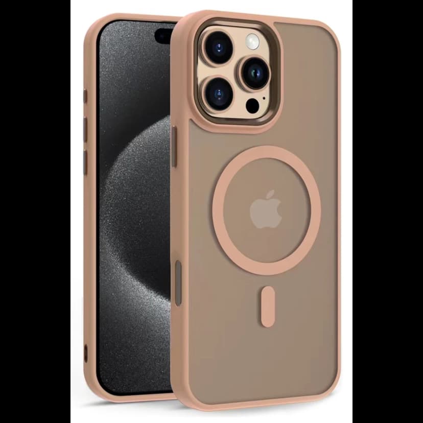 Yesido Apple iPhone 16 Pro PC13 Tazz Magsafe Kapak - Çöl Titanyum