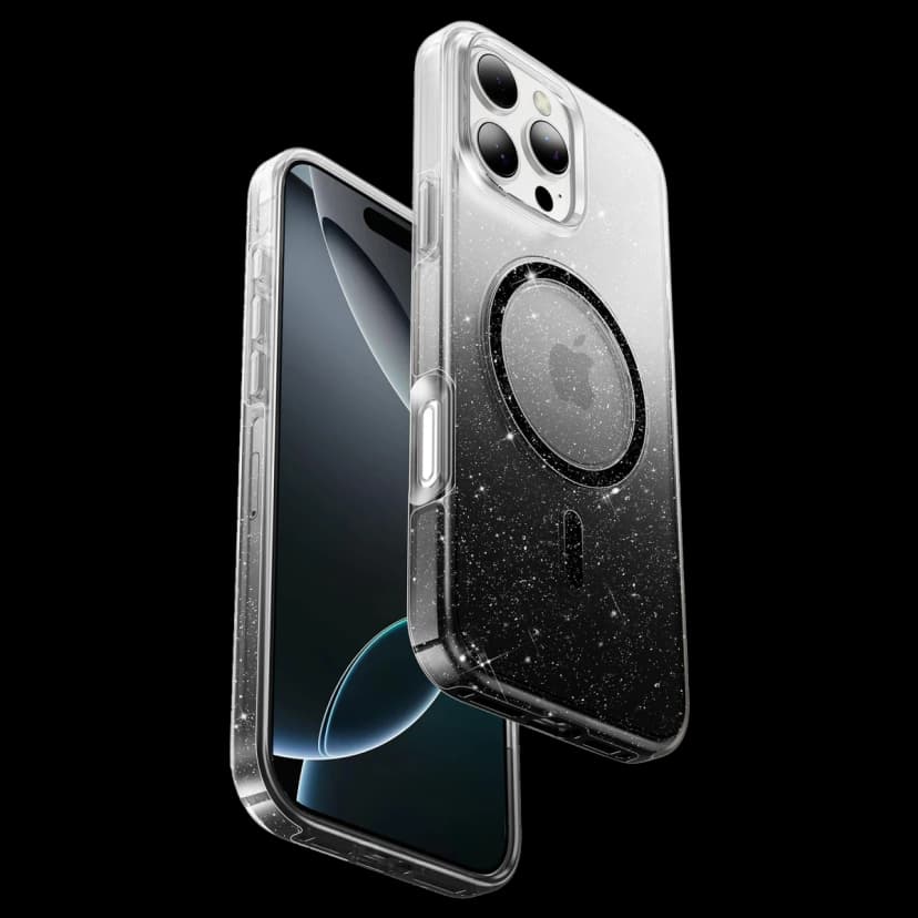 Keephone Apple iPhone 16 Pro Lillian Simli Magsafe Kılıf - Siyah