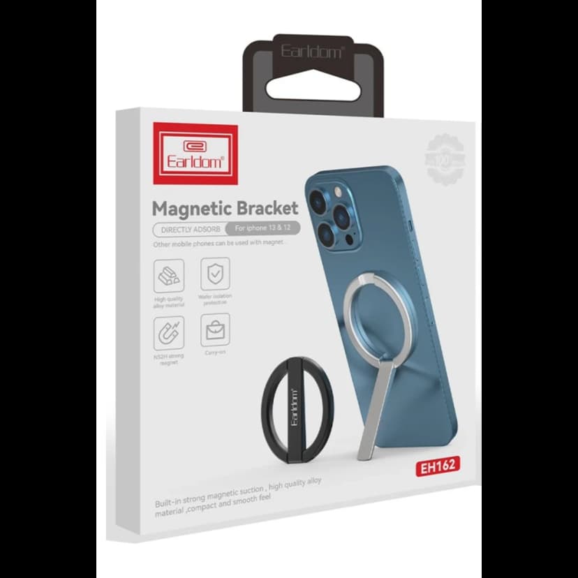 Earldom EH162 Magsafe Ring Holder - Siyah