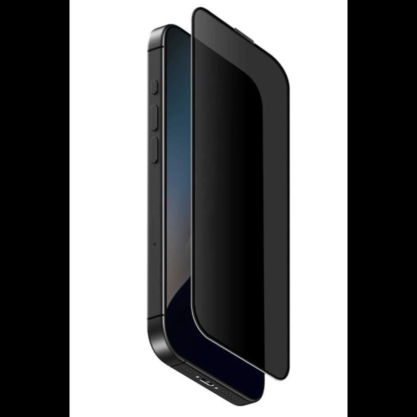 Uniq Apple iPhone 16 Optix Hayalet Cam Ekran Koruyucu - Siyah