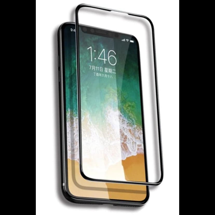 Yesido Apple iPhone 15 Pro Max TG12 5D Cam Ekran Koruyucu - Siyah