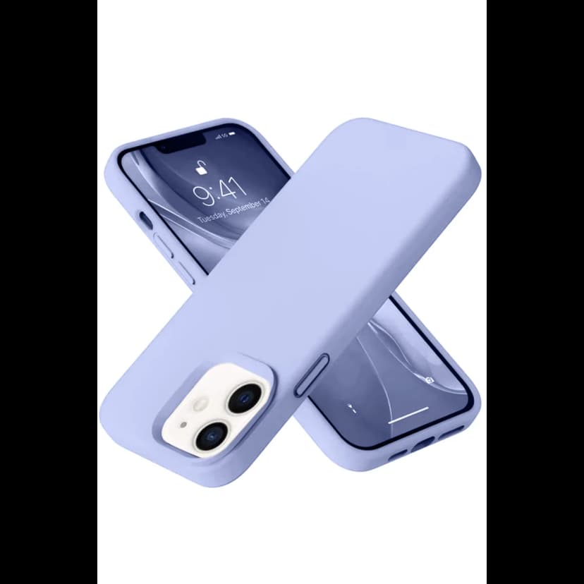 Newface Apple iPhone 12 Kılıf Nano içi Kadife Silikon - Lila