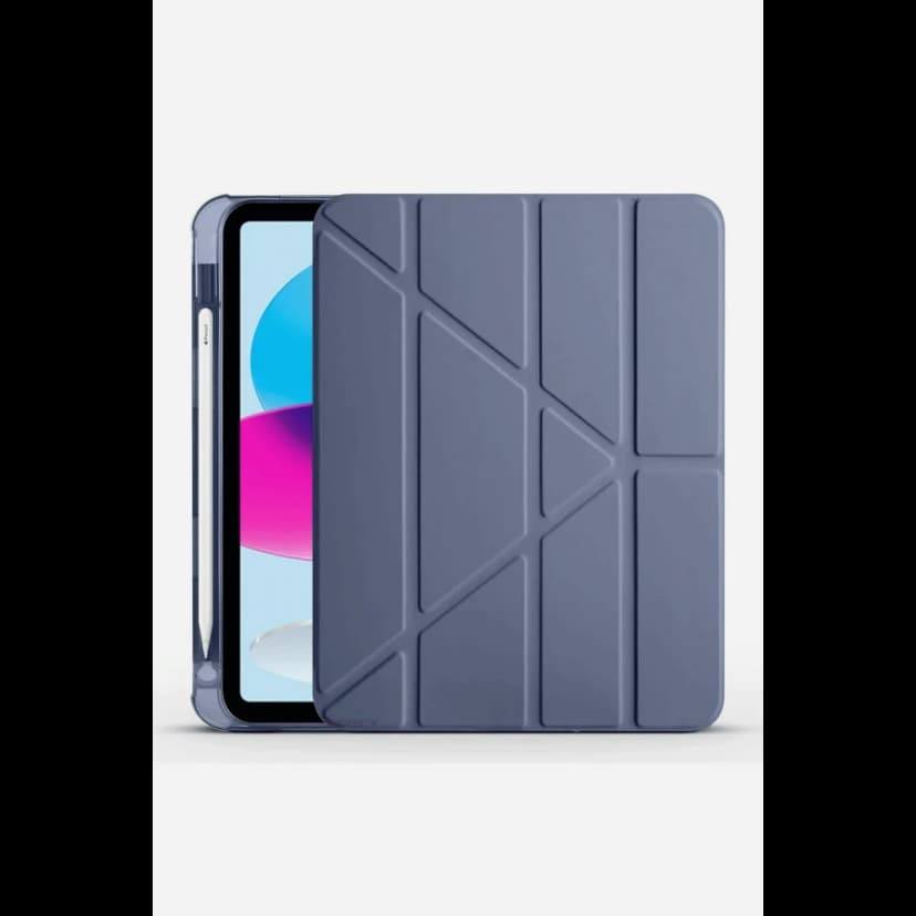Newface Apple iPad 2025 10.9 10.Nesil (A16) Kılıf Kalemlikli Mars Tablet Kılıfı - Lavender