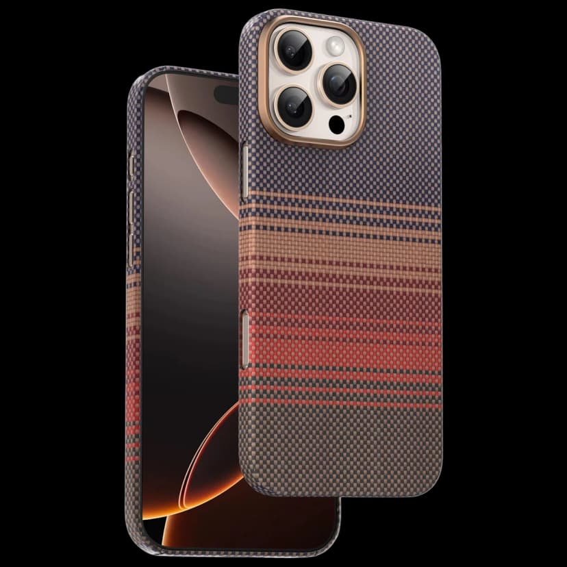Keephone Apple iPhone 16 Pro Max Kevlar Seanova Magsafe Kılıf - Sunrise