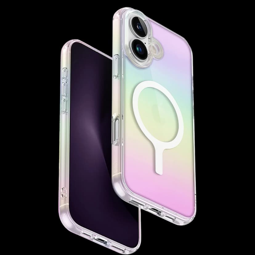 Uniq Apple iPhone 16 Plus Iridescia Magsafe Kapak - Rainbow