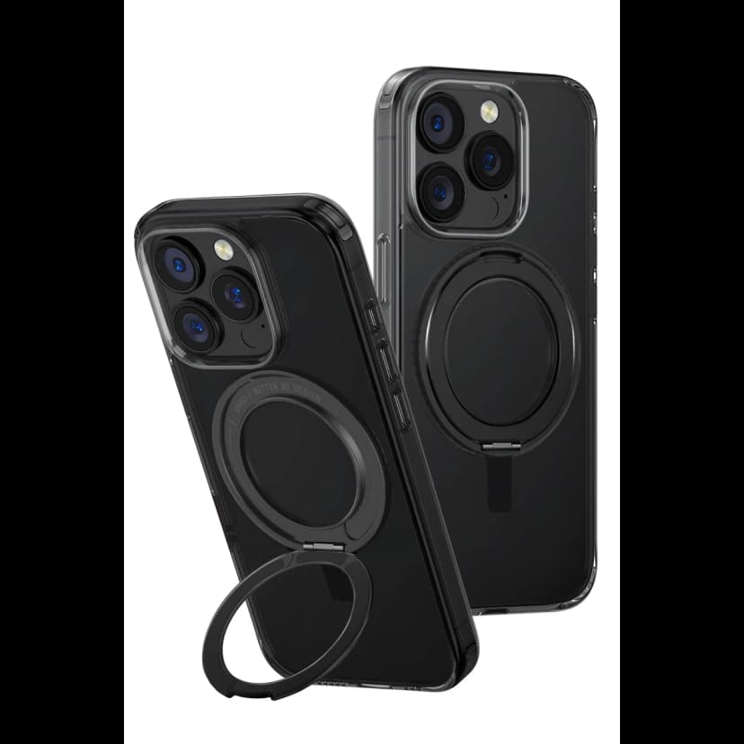 Uniq Apple iPhone 16 Pro Swivix Rotating Kickstand Kapak - Siyah
